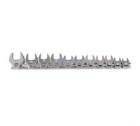 Sileduove Crows Foot Wrench Set, Metric Easily Access Hard-to-Reach Areas, Metric Crow Foot Wrench Set, 11pcs with Storage Rack, Perfect for Professional Use