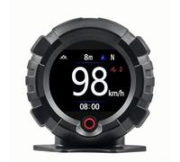 Sileduove Digital Car GPS Slope Meter and Inclinometer with Head Up Display for Off-Road Navigation, Measures Pitch Angle, Altitude and Latitude, Rugged ABS Design for 4x4 Trucks and