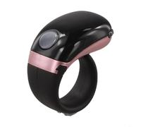 Sileduove Digital Display Smart Counting Ring with Connectivity, ABS Time Reminder & Activity Counter for Fitness Tracking, Lightweight Wearable Gadget in Multiple Colors(gold)