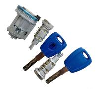 Sileduove Door Lock and Ignition Switch Set for Fiat Doblo for VAUXHALL for COMBO D, Direct Fit Metal ABS Replacement, Easy Installation No Assembly Required, Silver Finish for 2010-2022 Models