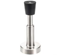 Sileduove Door Stopper, Hydraulic Buffer, Door Lock Protector, Heavy Duty Door Stop with Silent Closing, Adjustable Length up to 12cm, Non-Slip Rubber Bumper, Stainless Steel Construction(103mm black)