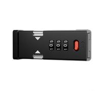 Sileduove Drill Adjustable Password Bolt Lock, For Balcony Sliding And Room Doors Secure Keypad Combination Mechanism, With Dual Mounting Option(B)