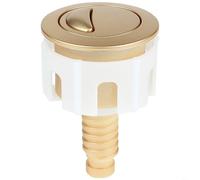 Sileduove Dual Flush Toilet Button Chrome Plated ABS Push Switch, With Stainless Steel Spring, For Standard Water Tank Cover Manual Installation(C)