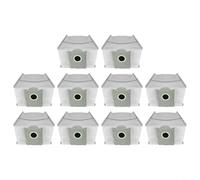 Sileduove Dust Bag, Vacuum Cleaner Bag, Replacement Dustbin Liner for Ecovacs for deebot X9 for Pro for omni, Advanced Meltblown Filtration, Tear-Resistant Non-Woven Fabric, 4 or 10 Pack,