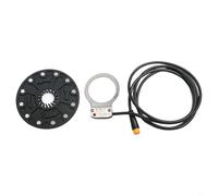 Sileduove Electric Bike Pedal Assist Sensor for 36V 48V E-Bicycle, Waterproof Magnetic Booster with Easy Left Side Install, PC Housing and 1020mm Cable for Smooth Riding Upgrade