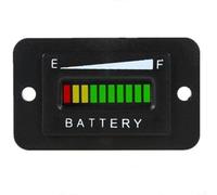 Sileduove Electric Vehicle Battery Tester Featuring 3 Color LED Indicators And Battery Level Reminder With Delay Functions For Acid Batteries(12-24V)