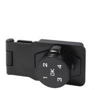 Sileduove Electronic Combination Lock, For Cabinet Drawer Fridge No Drill Zinc Alloy USB Rechargeable Keyless Entry Security, With Fast for unlock(A)
