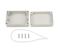 Sileduove Electronics Project Box, Junction Box Enclosure, ABS Plastic Housing, IP67 Waterproof Dustproof, Deformation Resistant Metal Nut, 63x58x35mm to 200x120x75mm, Terminal(83 * 58 * 33mm)