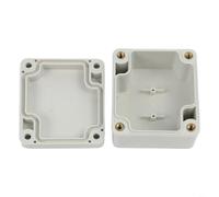 Sileduove Electronics Project Box, Junction Box Enclosure, ABS Plastic Housing, IP67 Waterproof Dustproof, Deformation Resistant Metal Nut, 63x58x35mm to 200x120x75mm, Terminal(63 * 58 * 35mm)