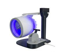 Sileduove Engine Model Desk 3D Flame Effect USB Turbofan Humidifier 50ML Water Tank Creative Aircraft Design For Office Decor(Blue)
