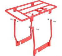 Sileduove Folding Rear Cargo Rack, Scooter Luggage Carrier, Electric Scooter Accessories, Foldable Design, Sturdy Metal Build, 15x134x262cm, for Xiaomi M365/1S Models, Tool-Free Installation(Red)