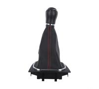 Sileduove Gear Shift Knob Gaiter Boot Cover For For Golf For MK5 MK6, Elevates Interior Style With Modern Finish(6 speed red line)