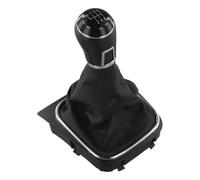 Sileduove Gear Shift Knob Gaiter Boot Cover For For Golf For MK5 MK6, Elevates Interior Style With Modern Finish(6 speed black line)