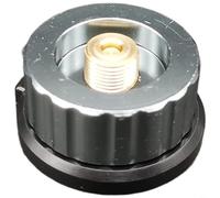 Sileduove Grey Gold Fuel Canister Adapter, With Auto Shut Off, For Long To Flat Conversion Camping Stove Converter(gray)