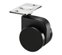 Sileduove Heavy Duty Gravity Stop Wheel, Swivel Castor with Brake, Office Chair Caster Replacement, Smooth Silent Rolling, for instant Locking Security, Metal Construction for Desk