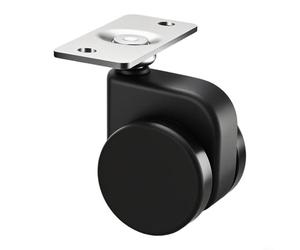 Sileduove Heavy Duty Gravity Stop Wheel, Swivel Castor with Brake, Office Chair Caster Replacement, Smooth Silent Rolling, for instant Locking Security, Metal Construction for Desk
