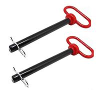 Sileduove Heavy Duty Trailer Hitch Pin 5/8 x 6 Inch, Towing Accessory with Handle and Locking Clip for RV, Lawn Mower Tractor Boat Secure and Versatile 2 Pcs