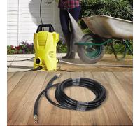 Sileduove High Pressure Hose, Cleaning Machine Hose, Water Spray Hose for Karcher Parts, for Quick Connect System, Extended Reach Range, 6m 10m 15m Options, Compatible K2 to for K7 Series,(15m)