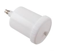 Sileduove HVLP Paint Cup Pot Compatible with for SATA Spray Jet Connector for A4, Plastic Fluid Container for Automotive Air Tools, White Replacement Reservoir Tank for Painting