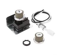 Sileduove Ignition Kit, Igniter, Control Knob, BBQ Grill Replacement Parts, Complete Set with Electronic Module, DIY Installation, Fits for weber E-210 E-310 E-320 EP-310,