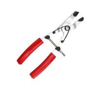 Sileduove Motorcycle Brake Piston Removal Pliers, Adjustable Spring-Loaded Extractor Tool, Knurled Jaw Non-Slip Grip, 165-40mm Range, For Various Motorcycles, 50# Steel(HT299-02 Red)