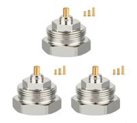 Sileduove Oventrop Adapter Brass Thread Conversion Adapter M30x1.0 to M30x1.5 for Thermostatic Radiator Valves Compatible with Oventrop Pre-1998 Units