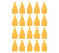 Sileduove Pack of 20 Flat Wind Jet Air Blower Air Spray Nozzle 3 Holes 1/4 Inch BSPT, Wind Nozzle Air Spray Nozzle Suitable for Air Machine Accessories