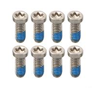 Sileduove Pack of 8 Road Bike Chainring Crank Bolt for Sram QUARQ for RIVAL AXS for FORCE Red 12 Speed Mountain Bike Chainring Bolts Bicycle Aluminium Alloy Chainring Screws