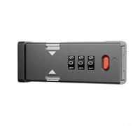Sileduove Password Bolt Lock, Keypad Bolt Lock, Combination Door Lock, 90 Degree Security Latch for Sliding & Balcony Doors, Adjustable 0-5mm Gap Fit, Drill-Free or Nail Mounting,(D)
