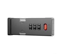 Sileduove Password Bolt Lock, Keypad Bolt Lock, Combination Door Lock, 90 Degree Security Latch for Sliding & Balcony Doors, Adjustable 0-5mm Gap Fit, Drill-Free or Nail Mounting,(C)