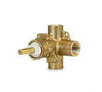 Sileduove Replacement Brass Shower Valve With 4 Port Configuration For Managing Water Temperature And Hot Cold Flow In Residential And Commercial Bathrooms