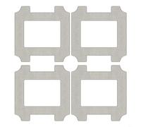 Sileduove Replacement Mopping Pad, Microfiber Cloth, Vacuum Accessory for ECOVACS for deebot W2S Cleaning Robot, High Absorbency and Washable Design, 4 or 10 Pack, Fiber Material(4 Pack)