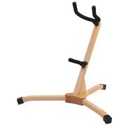 Sileduove Saxophone Stand, Solid Wood Saxophone Stands Sax Tripod Holder for Alto Tenor Sax Holder Flexible Recording Foldable Feet
