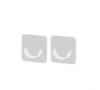 Sileduove Self Curtain Rod Brackets No Drill Plastic Wall Mount Holder, For 1.5cm To 2.2cm Diameter Poles Heavy Duty Up To 5kg Load(2pcs)