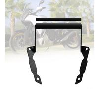 Sileduove Shock-Absorbing GPS Mount Horizontal Bar, for Honda XL750 Transalp 2023+ Rugged Aluminium Extension Bracket, for Mobile Phone and Dashcam Black