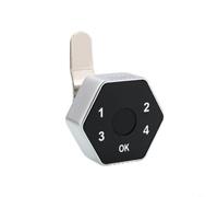 Sileduove Smart Fingerprint Lock, Electronic Drawer Lock, Cabinet Security, Zinc Alloy Keyless Entry with 360 Degree Recognition and App Control, 50 User Capacity, USB Backup Charging(30mm)