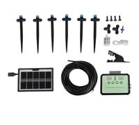 Sileduove Smart Solar Plant Watering System, 10m Hose, Automatic Timer, 3Modes, Adjustable Water Flow, for Indoor Outdoor Plants, Balcony Garden Irrigation
