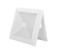 Sileduove Square Diffuser, Ceiling Air Outlet, Channel Vent Hood, HVAC Ventilation Grille, Snap-in Spring Mount, Anti-condensation Design, 100mm-200mm Port Diameter, Compatible with(150)