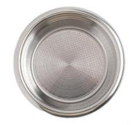 Sileduove Stainless Steel 58mm Filter Basket for Breville Portafilter, Double Bowl Bottomless Coffee Machine Accessories, Reusable Ultra-Fine Filter Cup for Home and Cafe Use(1 cup)