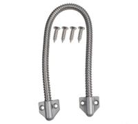 Sileduove Stainless Steel Network Cable Thread Protector, for Access Control Systems Prevents Pinch Damage And Organizes Wiring On Door Frames(for 301)
