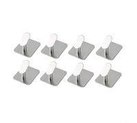 Sileduove Stainless Steel No Drill Wall Hook For Bathroom Kitchen | On Hooks,No Drill Hanger,Strong Hook,Bathroom Towel Hook,Kitchen Utensil Hanger(Silver)