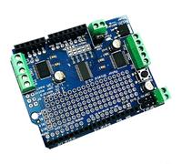 Sileduove TB6612 Motor Shield, for Arduino, With I2C, For PWM Control 1.2A DC Stepper Driver Module Stackable Design, For Robotics Projects Due Leonardo for mega