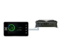 Sileduove VA9910 3.5 Inch Color LCD Battery Monitor Coulomb Meter with Wireless App Connectivity, for SD Card Data Logging Multi-Alarm Functions(D)