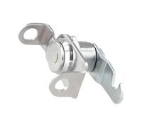 Sileduove Zinc Alloy Cabinet Cam Lock, Padlockable Drawer Lock for Lockers, Display Cases, Mailboxes & Toolboxes, Install Security Hardware for Office Commercial Use, Silver(16mm)