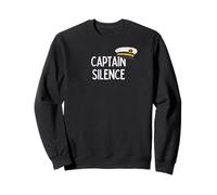 Silence and Quiet Gifts for Men and Women - Captain Silence Sweatshirt