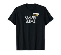 Silence and Quiet Gifts for Men and Women - Captain Silence T-Shirt