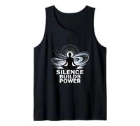 Silence Builds Power Mindfulness Yoga Tank Top