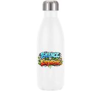 Silence Comes at High Cost Vacuum Insulated Thermal Water Bottle White