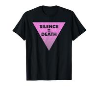 Silence = Death Pink Triangle T-Shirt