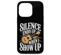 Silence Ends Up When I Show Up Ukulele Music Case for iPhone 13 Pro